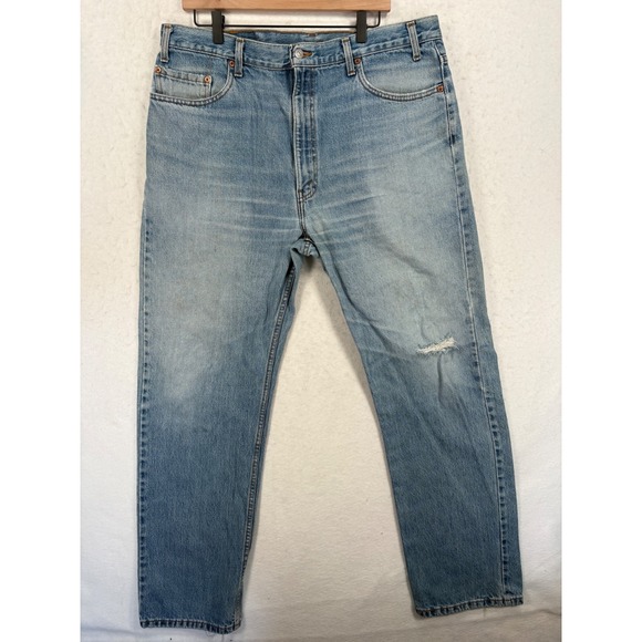 Levi's Other - Vintage Levis 505 Regular Fit Straight Leg Jeans Light Wash Denim 40x32 Canada